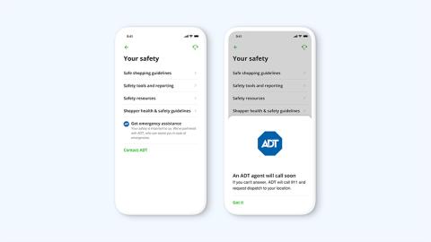 ADT, Instacart Team on Mobile Solution Emergency Response
