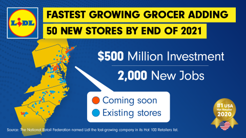 Lidl to Open 50 New Stores, Create 2,000 Jobs by End of 2021