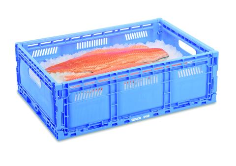 Wegmans is now shipping most of its salmon products using Tosca's new seafood RPC.