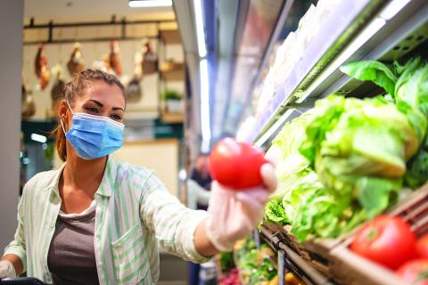 Shoppers' aversion to touching surfaces has retailers rethinking in-store processes, but the produce selection process remains a high-touch experience.