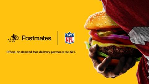 Postmates Takes the Snap From the NFL