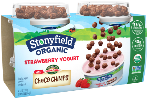 Stonyfield Organic Kids Yogurt with EnviroKidz Cereal Toppers