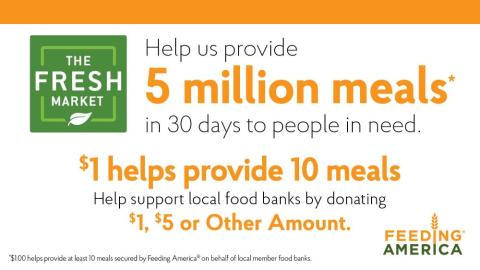 The Fresh Market Donates 8M+ Meals Feeding America