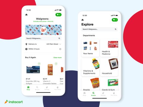 Walgreens Launching Instacart Delivery
