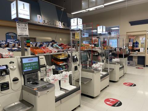 a store filled with lots of counter space