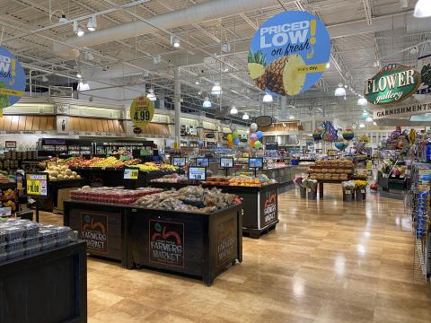 a store filled with lots of produce