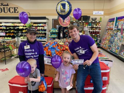 Harps Holds Produce for Kids Fridays Campaign Healthy Family Project