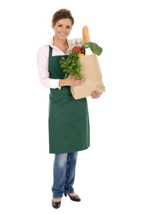 a person wearing a green shirt