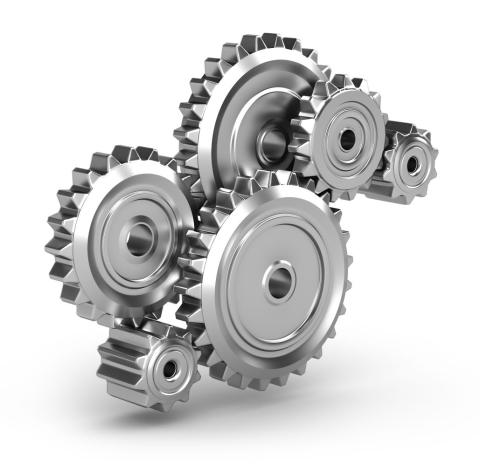 a close up of an engine