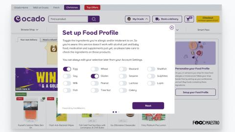 Ocado Personalizes Online Shopping Based on Dietary Needs
