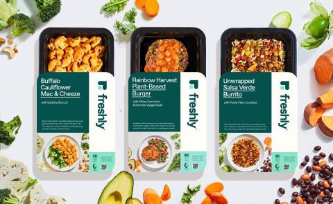 Freshly Launches 1st Plant-Based Meals