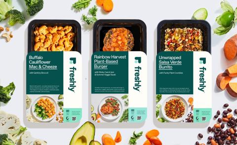 Freshly Launches 1st Plant-Based Meals 