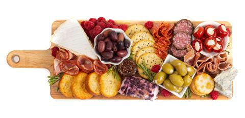 a plate of food on a table