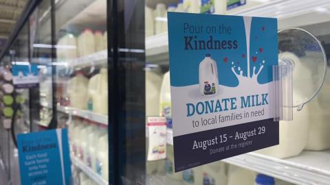SpartanNash Makes a Splash with Milk Drive