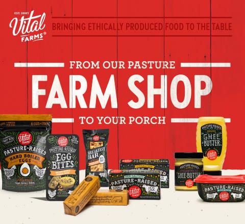 Vital Farms Launches 1st E-Commerce Storefront