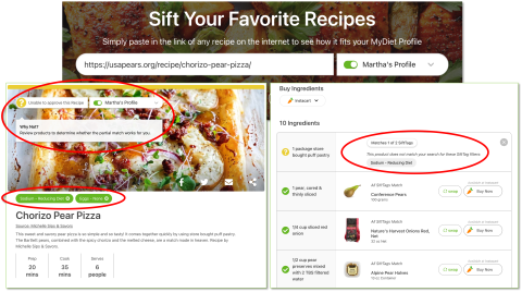 Sifter.shop Introduces RecipeSifter