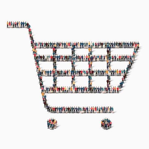 Cart stock graphic