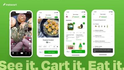 Instacart Launches Shoppable Recipes With TikTok, Tasty, Hearst