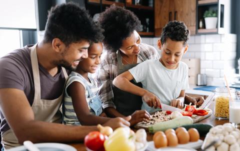 Family Cooking Healthy at Home Main Image