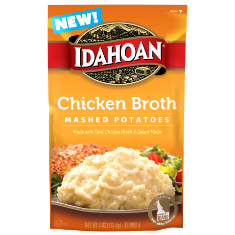 Idahoan Foods Chicken Broth Flavored Mashed Potatoes | Progressive Grocer