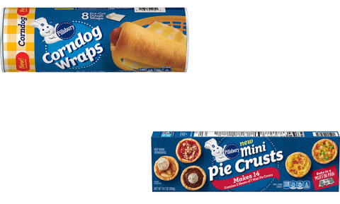 Pillsbury Corn Dog Wraps and Mini Pie Crusts Main Image