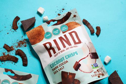 Rind Dark Cocoa Sea Salt Coconut Crisps Main Image