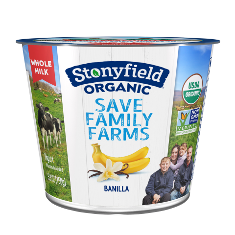 Stonyfield Organic Banilla Single-Serve Main Image