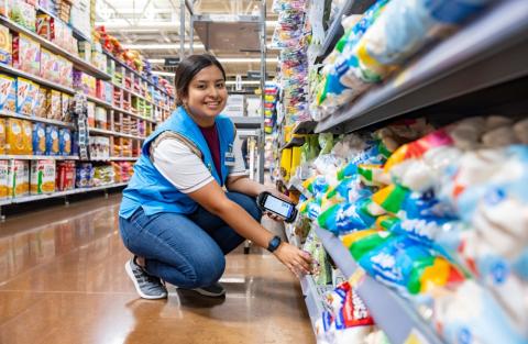 Walmart associate