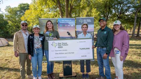 H-E-B parks donation