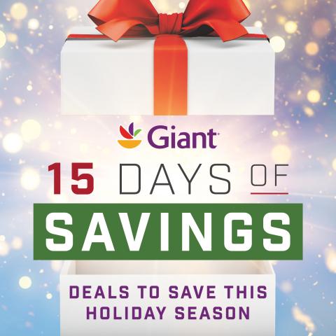 Giant Food 15 Days of Savings Main Image