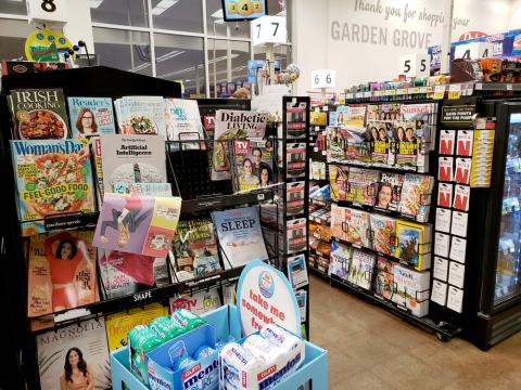 Grocery book display