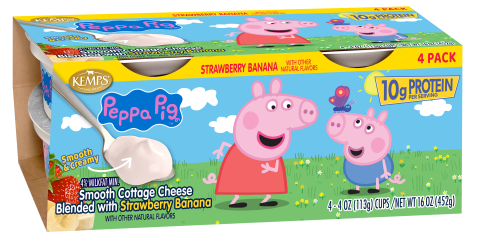 Kemps Smooth Cottage Cheese Peppa Pig Main Image