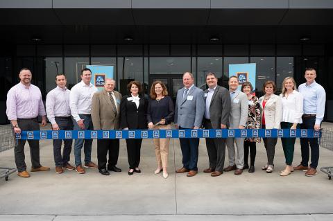 Aldi dc ribbon cutting