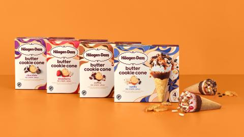 Haagen-Dazs Butter Cookie Cone Main Image