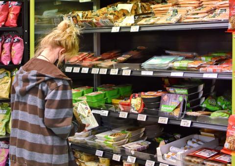 Young Person Buying Plant-Based Item Main Image