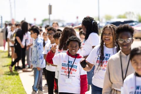 H-E-B military kids