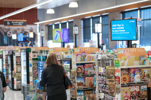 Grocery TV front-end display