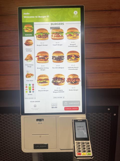 GRUBBRR kiosk
