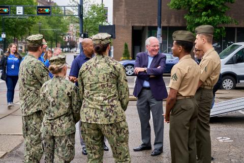 Kroger USO event