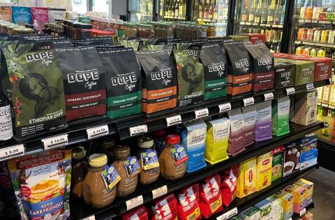 Dope Coffee at retail