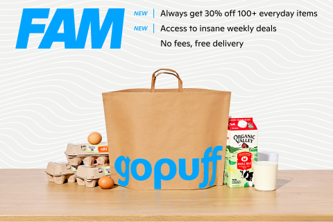 Gopuff FAM Subscription Program Main Image