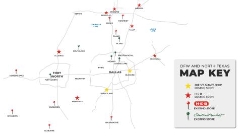 H-E-B Store Growth in DFW