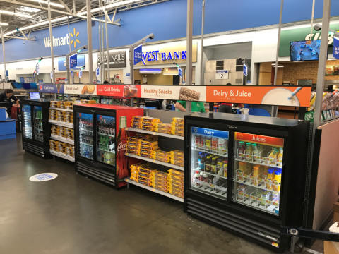 Walmart front end/self checkout