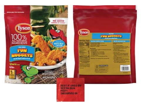 Tyson Food Recall