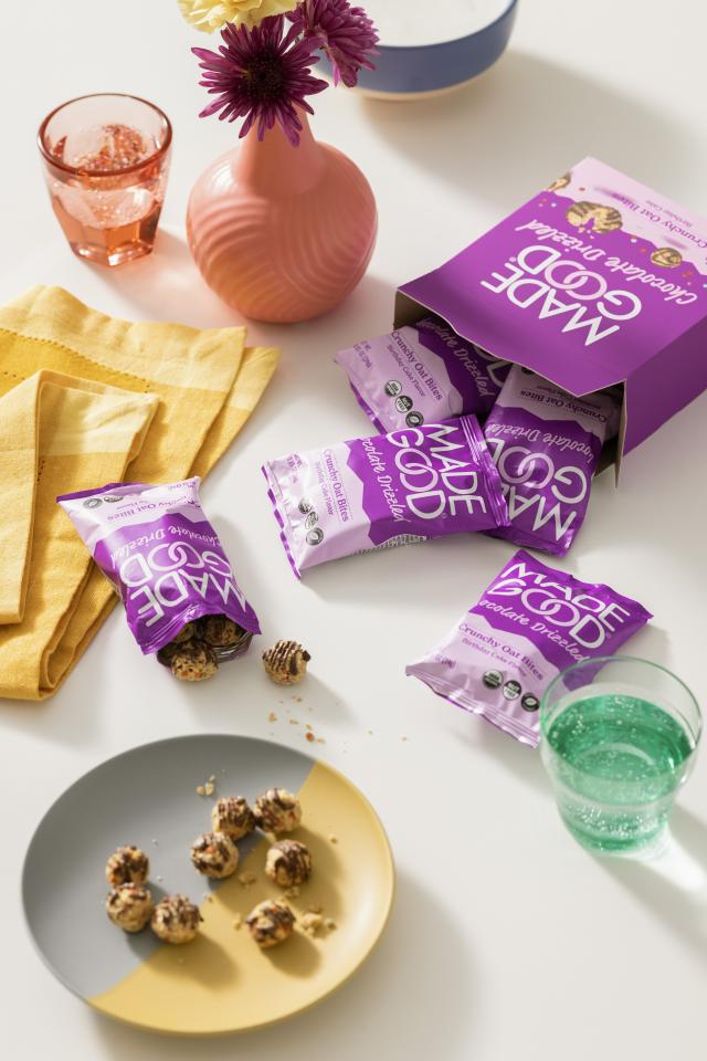 MadeGood Drizzled Crunchy Oat Bites | Progressive Grocer