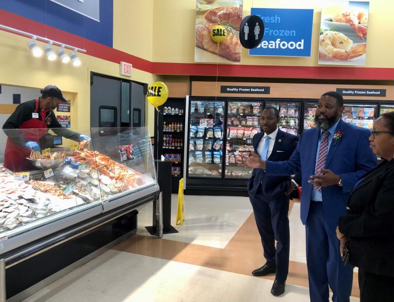 Shoppers opening