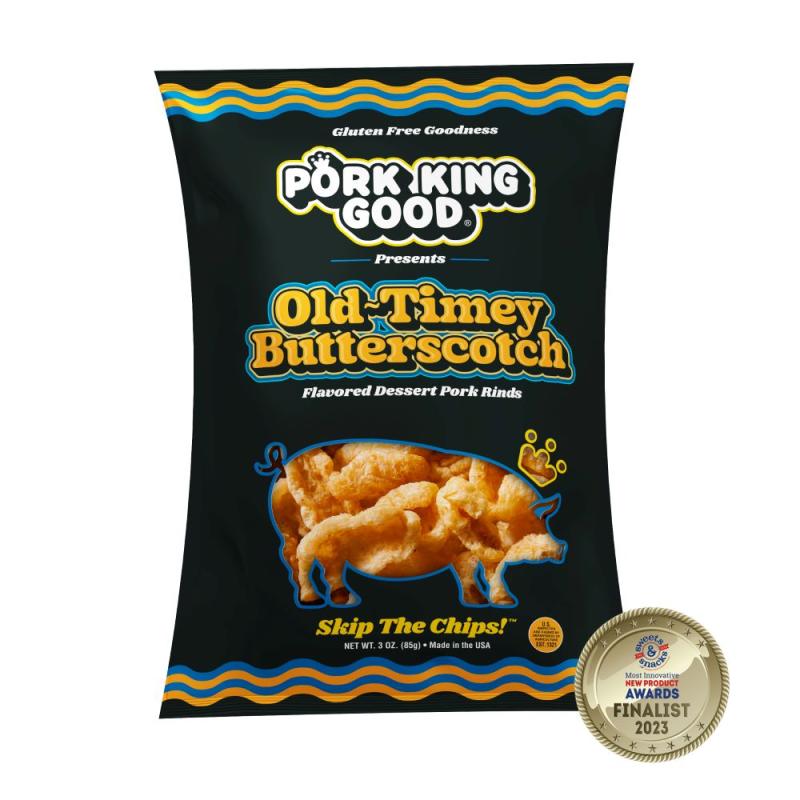 Pork King Good Old-Timey  Butterscotch Pork Rinds