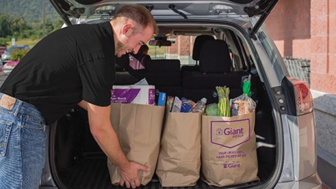 giant food rolling out giant pickup service progressive grocer giant food rolling out giant pickup