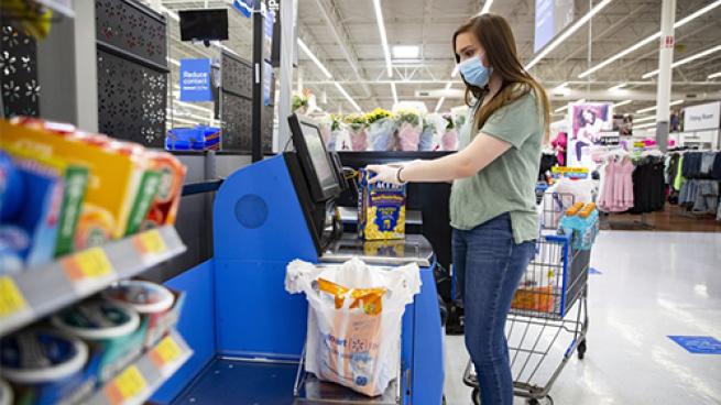 walmart luggage in store