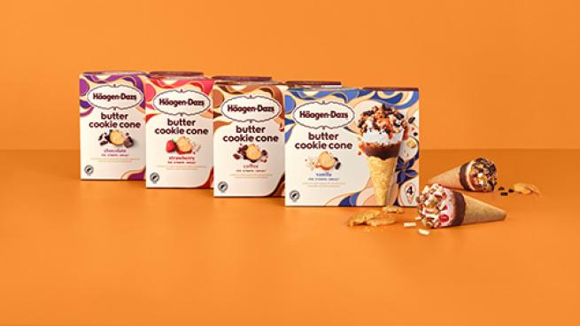 Haagen-Dazs Butter Cookie Cone Teaser